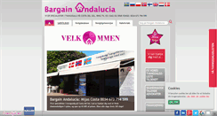 Desktop Screenshot of bargainandalucia.dk