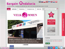 Tablet Screenshot of bargainandalucia.dk